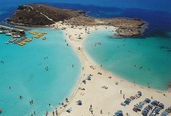 Nissi - 1 trong những bãi biển đẹp ở Síp